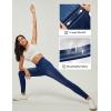 IUGA Stretchy Skinny Jeans for Women High Waist Pull on Jeggings Sweatpant Jeans Tummy Control Jean Leggings with Pockets(Dark Blue)