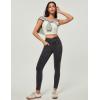 IUGA Stretchy Skinny Jeans for Women High Waist Pull on Jeggings Sweatpant Jeans Tummy Control Jean Leggings with Pockets(Gray)