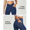 IUGA Stretchy Skinny Jeans for Women High Waist Pull on Jeggings Sweatpant Jeans Tummy Control Jean Leggings with Pockets(Vintage Blue)