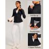IUGA Women’s Workout Jacket & Tummy Control Leggings Set – BBL Fit, All-Day Comfort (Black, L)