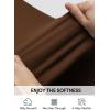 IUGA Yoga Pants Women Wide Leg Pants with Pockets High Waist Stretch Tummy Control Dress Casual Sweatpants(Brown)