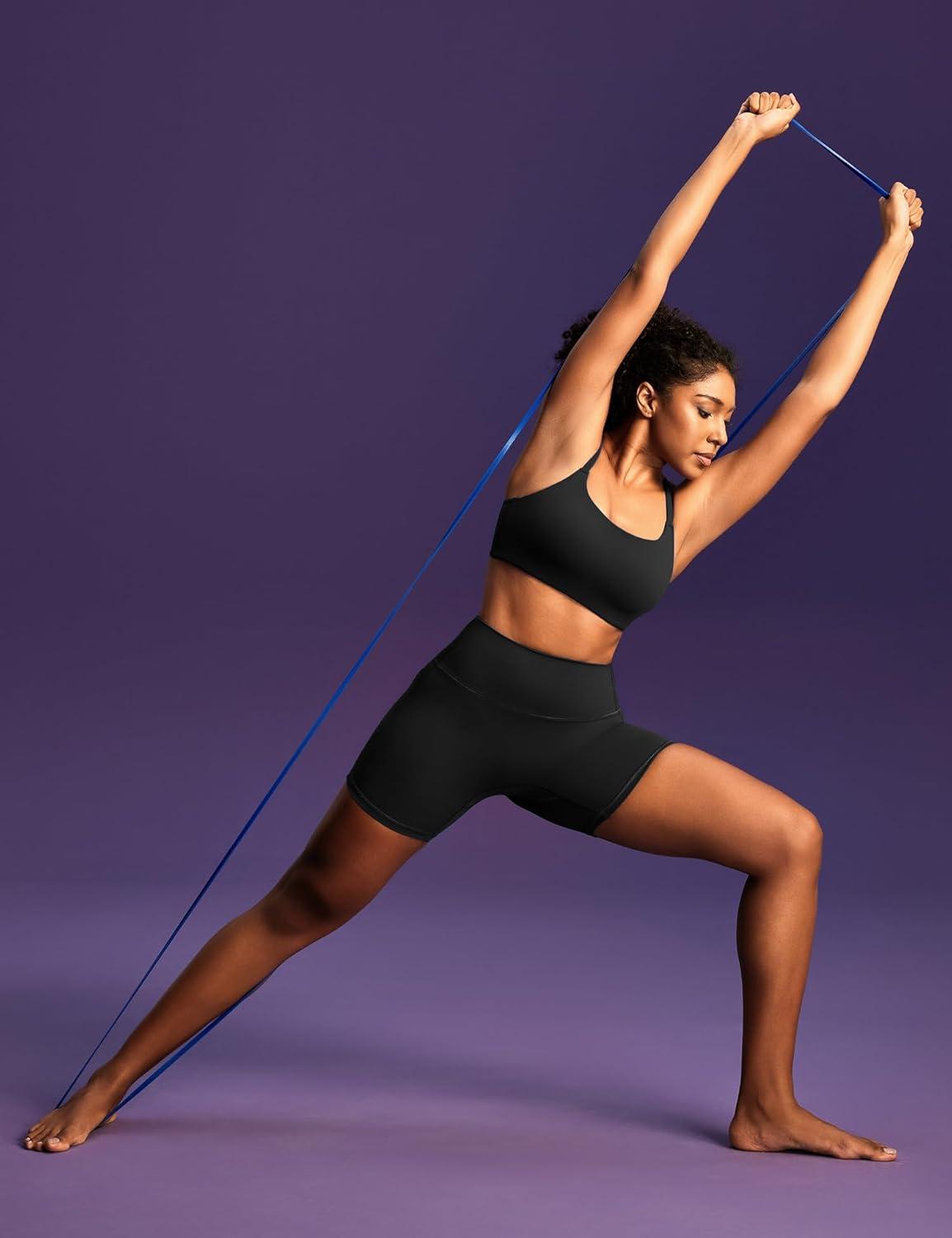 image:imageIUGA Sports Bras for Women Large Bust Sports Bras with Molded Cups Wireless Push Up High Impact Workout Yoga Gym TopBlack