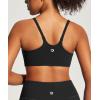 IUGA Sports Bras for Women Large Bust Sports Bras with Molded Cups Wireless Push Up High Impact Workout Yoga Gym Top(Black)
