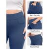 IUGA Stretchy Jeans for Women High Waist Jeggings Tummy Control Skinny Jeans Pull on Leggings with Pockets Trendy Casual(Medium Wash Stormy Blue)