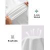 IUGA Stretchy Jeans for Women High Waist Jeggings Tummy Control Skinny Jeans Pull on Leggings with Pockets Trendy Casual(White)