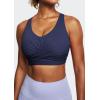 IUGA High Impact Sports Bras for Women High Support Criss-Cross Back Strappy Sports Bra Padded Twisted Yoga Workout Bras
