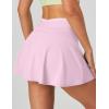 IUGA Athletic Skorts for Women Tennis Skirt with Pockets Cross Waist Athletic Skirt for Golf Pickleball