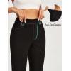 IUGA Straight Leg Jeans for Women Stretchy Pull On Sweatpant Jeans Women High Waisted Bootcut Jean Trendy Denim Pants(Black)