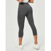 IUGA Stretchy Capri Jeans for Women Pull On Jeggings Tummy Control Jean Capris Pants Capri Leggings for Women with Pockets(Gray)