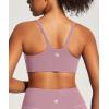 IUGA Sports Bras for Women Large Bust Sports Bras with Molded Cups Wireless Push Up High Impact Workout Yoga Gym Top(Pink)