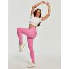 IUGA Stretchy Jeans for Women High Waist Jeggings Tummy Control Skinny Jeans Pull on Leggings with Pockets Trendy Casual(Pink)