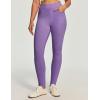 IUGA Stretchy Jeans for Women High Waist Jeggings Tummy Control Skinny Jeans Pull on Leggings with Pockets Trendy Casual(Purple)