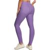 IUGA Stretchy Jeans for Women High Waist Jeggings Tummy Control Skinny Jeans Pull on Leggings with Pockets Trendy Casual(Purple)