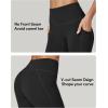 IUGA Biker Shorts Women Tummy Control 8″ Workout Gym High Waisted Running Yoga Compression Spandex Shorts Women with Pockets(Black)