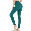 IUGA High Waisted Leggings for Women Running Workout Leggings with Inner Pocket Yoga Pants for Women(Dark Teal)