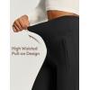 IUGA Stretchy Dress Pants Women High Waist Work Pants Business Casual Bootcut Slacks Pull On Trousers with Zipper Pockets(Black)