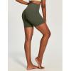 IUGA Scrunch Butt Lifting Biker Shorts Women with Pockets 6” High Waisted Workout Shorts Tummy Control Gym Yoga Spandex(Grass Grey Green)