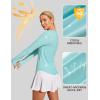 IUGA Rash Guard for Women with Pockets UPF 50+ SPF Shirts for Women Long Sleeve UV Sun Protection Clothing Hiking Swim Shirt