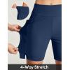 IUGA Swim Shorts Women 7″ High Waisted Swim Board Shorts Quick Dry Bathing Suit Bottoms for Women Swimsuit with Liner Pockets(Dark Blue)