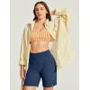 IUGA Swim Shorts Women 7″ High Waisted Swim Board Shorts Quick Dry Bathing Suit Bottoms for Women Swimsuit with Liner Pockets(Dark Blue)