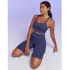 Sports Bras for Women High Support Womens Large Bust High Impact Sports Bras Wireless Push Up Racerback Workout Yoga Top(Blue)