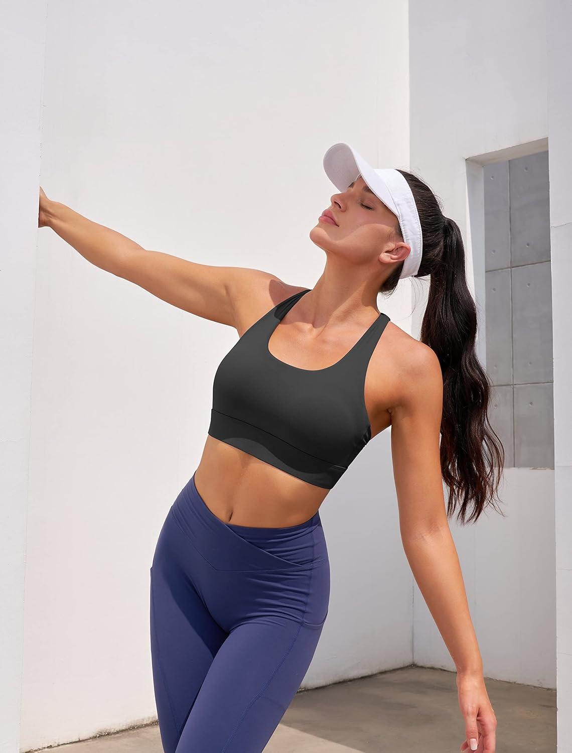 image:imageIUGA Bootcut Yoga Pants with Pockets Black Medium High Impact Sports Bras Black Medium