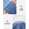 IUGA Capri Jeans for Women Stretchy Jean Capris Pull On Jeggings High Waisted Denim Capri Leggings Casual Pants with Pockets(Baby Blue)
