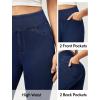 IUGA Capri Jeans for Women Stretchy Jean Capris Pull On Jeggings High Waisted Denim Capri Leggings Casual Pants with Pockets(Dark Blue)