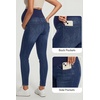 IUGA Stretchy Maternity Jeans Over Belly Skinny High Waisted Maternity Pants for Work with Pockets Comfy Maternity Clothes(Whiskers Dark Wash)