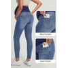 IUGA Stretchy Maternity Jeans Over Belly Skinny High Waisted Maternity Pants for Work with Pockets Comfy Maternity Clothes(Whiskers Light Wash)